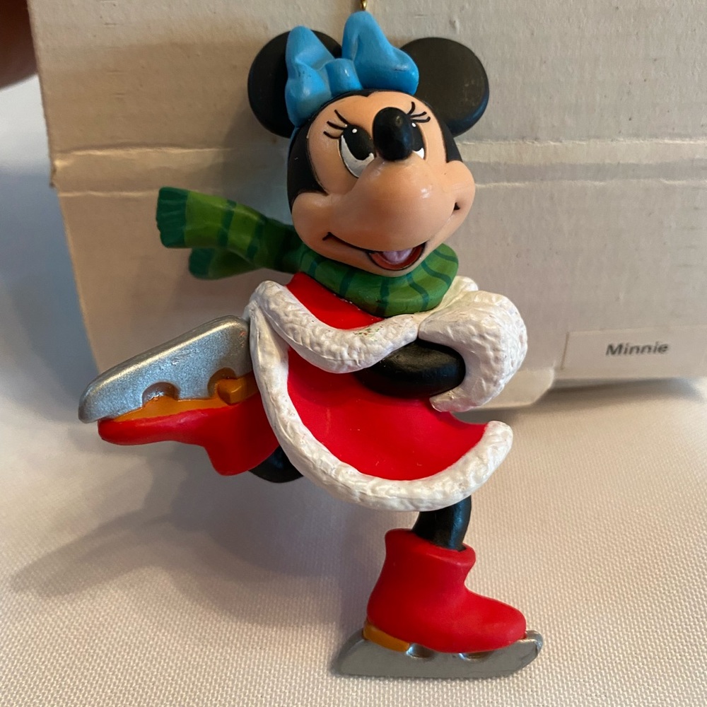 Vintage Walt Disney Christmas Ornament - Minnie Mouse in original box
